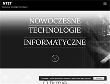 Tablet Screenshot of ntit.pl
